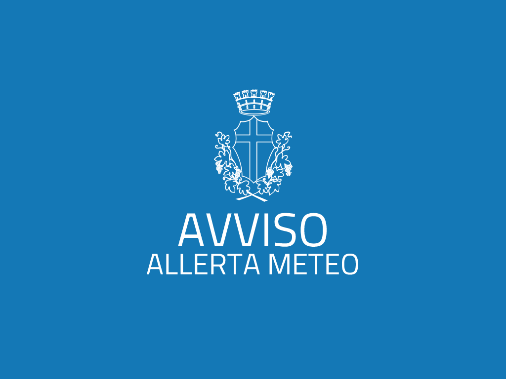 Avviso criticità per rischio idrogeologico per temporali